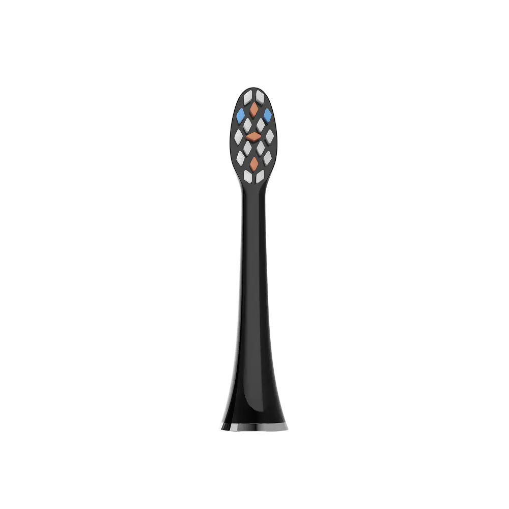 Насадка для зубной электрической щётки GARLYN Smile Shinycare black/Smile Crystalcare black, 2 шт.
